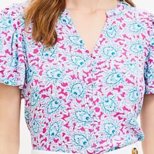 LOFT Floral Blouse